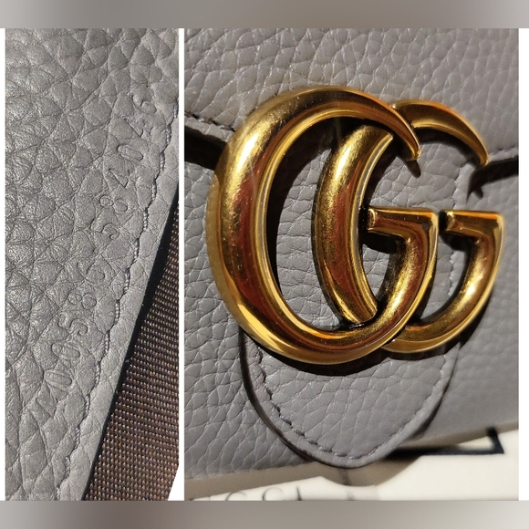 🔥SOLD🔥🌸GUCCI🌸 EUC🔥 GG Marmont Wallet on chain w/ Complete Inclusions - Picture 4 of 17
